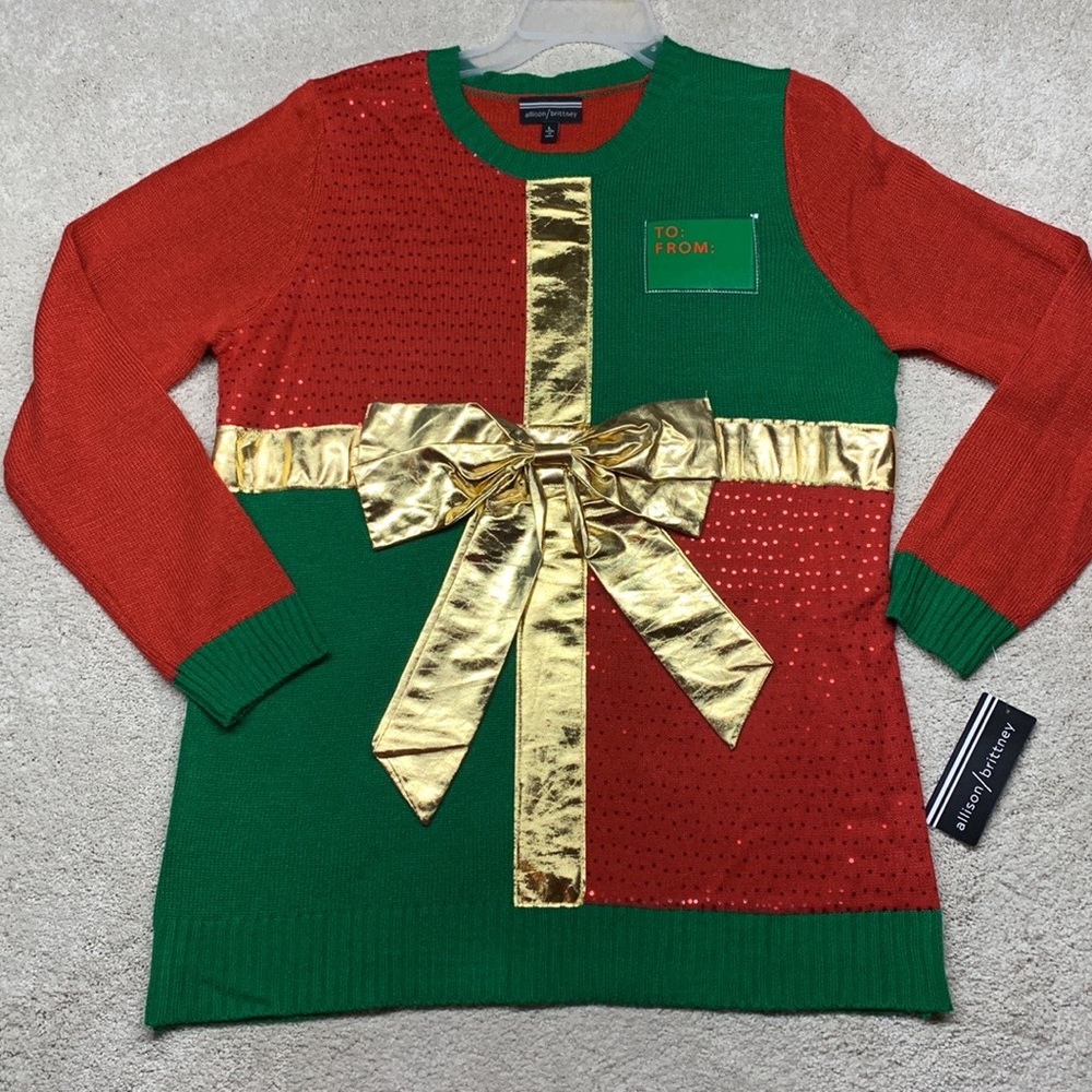 🆕🎁 ⚡️Christmas Present Gift ugly christmas sweater - Picture 2 of 10